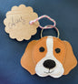 Schlüsselanhänger Taschenbaumler Beagle
