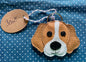 Schlüsselanhänger Taschenbaumler Beagle
