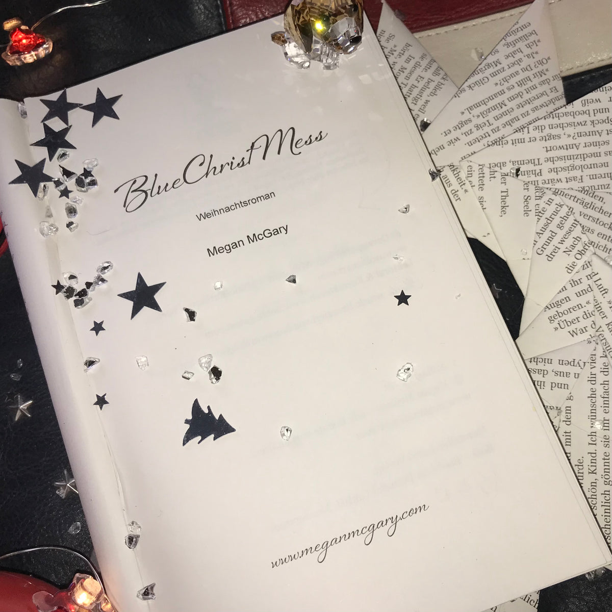 "BlueChristMess" mit Taschenbuch & Goodies