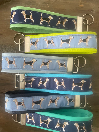 Schlüsselband Beagle Kunstleder