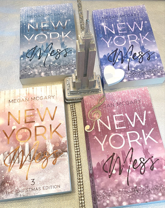 BUCHBOX "New York Mess" alle 4 Bände mit Goodies