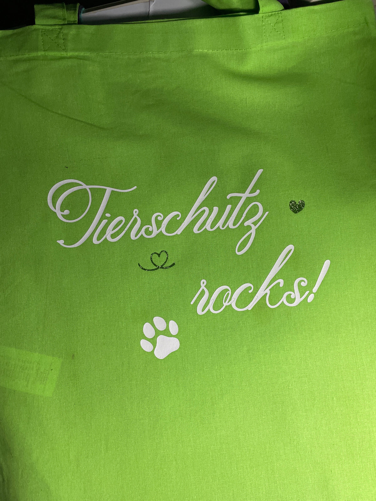 Stoffbeutel für Tierschützer & Hundefans bedruckt Einzelstücke