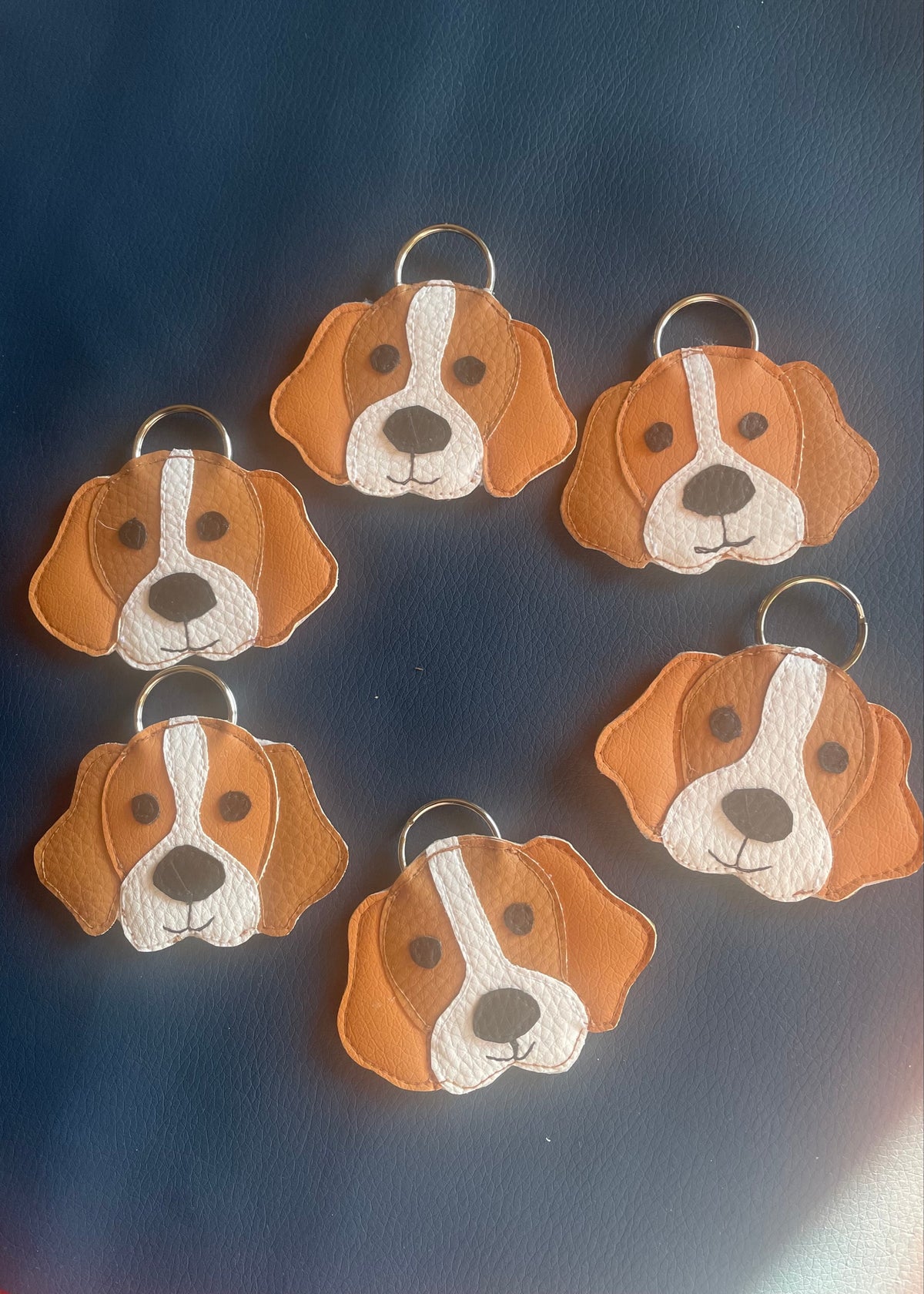 Schlüsselanhänger Taschenbaumler Beagle