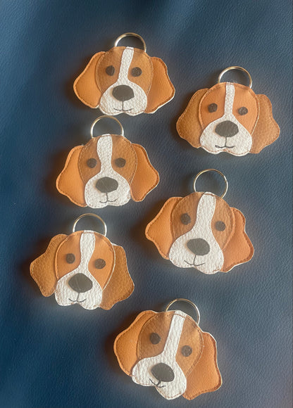 Schlüsselanhänger Taschenbaumler Beagle