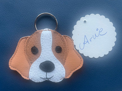 Schlüsselanhänger Taschenbaumler Beagle