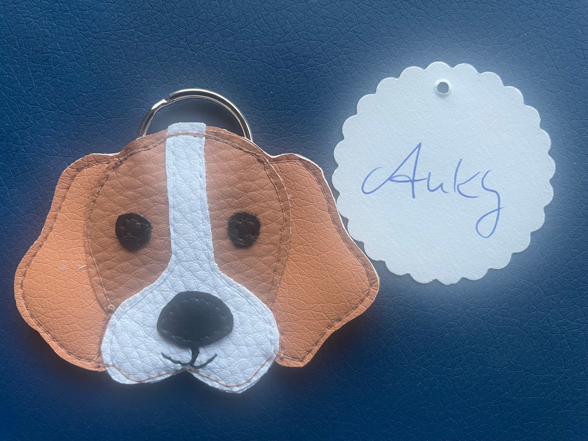 Schlüsselanhänger Taschenbaumler Beagle