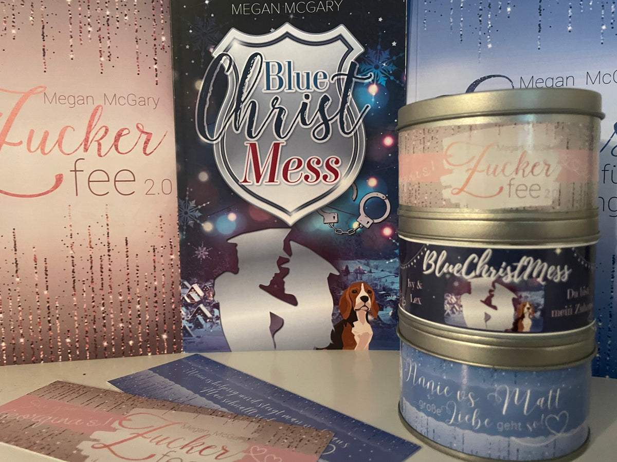"BlueChristMess" mit Taschenbuch & Goodies