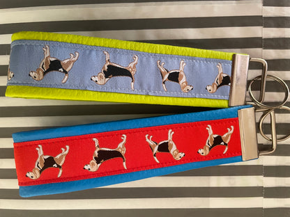 Schlüsselband Beagle Kunstleder