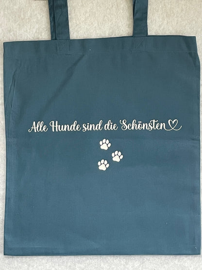 Stoffbeutel für Tierschützer & Hundefans bedruckt Einzelstücke