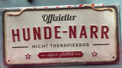 Geschenkset: Metallschild + BAGins + TriDummy